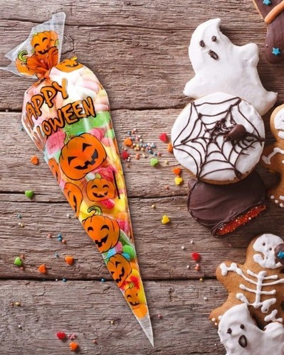 Halloween cones filled - halloween, with