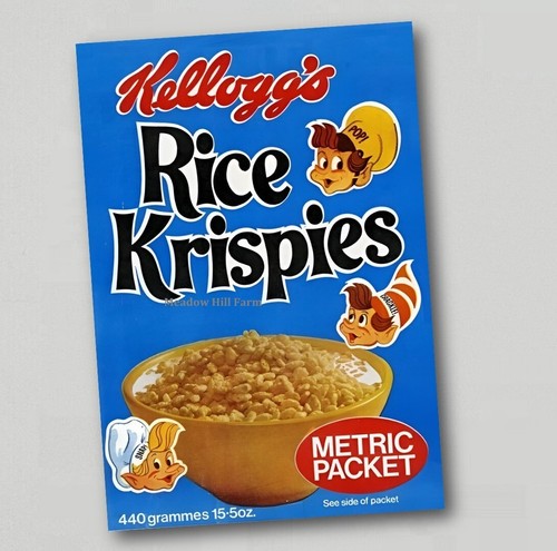 Fridge magnet kelloggs rice - kelloggs,